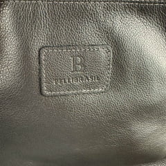 Mochila Masculina PelliBrasil 100% Couro Marrom Para Notebook Até 15" Ref: 2035