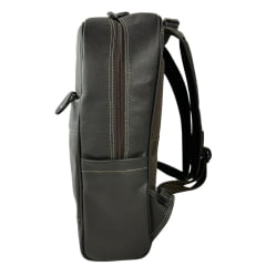 Mochila Masculina PelliBrasil 100% Couro Marrom Para Notebook Até 15" Ref: 2130