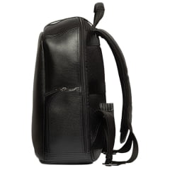 Mochila Masculina PelliBrasil 100% Couro Preto Antifurto Para Notebook Até 15" Pearson Texas Ref: 2148