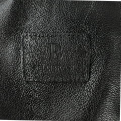 Mochila Masculina PelliBrasil 100% Couro Preto Para Notebook Até 15" Ref: 2035