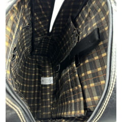 Mochila Masculina PelliBrasil 100% Couro Preto Para Notebook Até 15" Ref: 2130