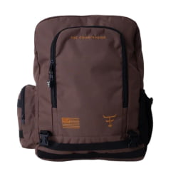 Mochila Texas Farm Hard Unissex Marrom Bordado Dourado Ref: MC004