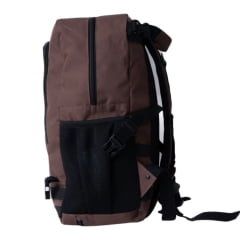 Mochila Texas Farm Hard Unissex Marrom Bordado Dourado Ref: MC004