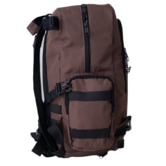 Mochila Texas Farm Hard Unissex Marrom Bordado Dourado Ref: MC004