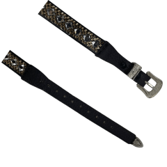 Bandinha Para Chapéu Com Strass Dourado Paul Western Ref. 38