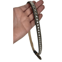 Bandinha Para Chapéu Com Strass Dourado Paul Western Ref. 38