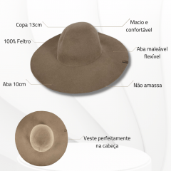 Chapéu Carapuça Pralana Castor