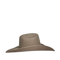 Chapéu Country De Feltro Marcatto Caqui  Abridor Garrafa Bandinha Em Couro Carneira Em Tecido REF:14469