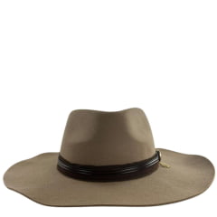 Chapéu Country Stetson Feltro Camel Bandinha De Couro Pingente Pena Carneira Em Tecido Ref: 64457