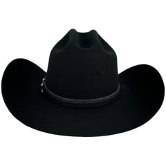 Chapéu Country Eldorado Edição Limitada Ana Castela Feltro Importado Preto Duas Bandinhas Aba 10 Detalhe Brilho AC960B