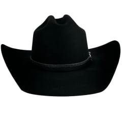Chapéu Country Eldorado Edição Limitada Ana Castela Feltro Importado Preto Duas Bandinhas Aba 10 Detalhe Brilho AC960B