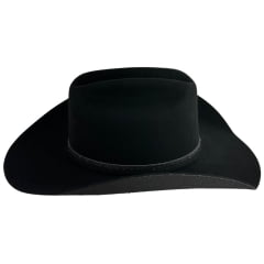 Chapéu Country Eldorado Edição Limitada Ana Castela Feltro Importado Preto Duas Bandinhas Aba 10 Detalhe Brilho AC960B