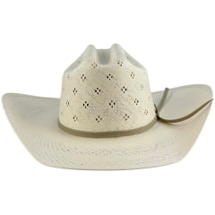 Chapéu Country Eldorado Palha 15X Shantung C. Ropers Aba 10.5 Bristol