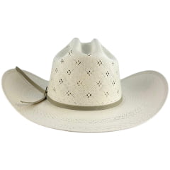 Chapéu Country Eldorado Palha 15X Shantung C. Ropers Aba 10.5 Bristol