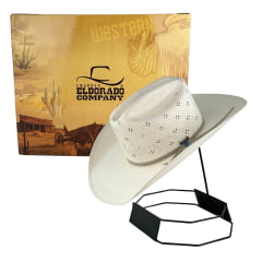 Chapéu Country Eldorado Palha 15X Shantung C. Ropers Aba 10.5 Bristol