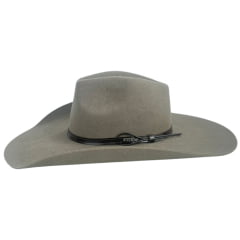 Chapéu Country Importado John B. Stetson Company 3X Premium Aba 12.0 Cor: Caqui C/ Banda Marrom Ref: 64421-0070