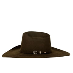 Chapéu Country Pelo De Lebre Stetson Tabaco Carneira Em Couro Ref:64434