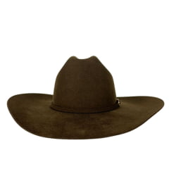 Chapéu Country Pelo De Lebre Stetson Tabaco Carneira Em Couro Ref:64434