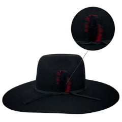 Chapéu Country Pralana Champion Biplay Aba13 Preto Ref.12418