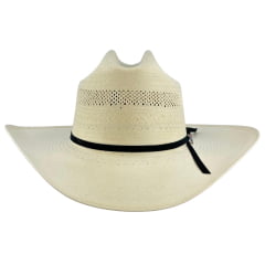 Chapéu Country Resistol Genuine Shantung Panamá 20X Palha Natural USTRC Big Money - Ref:RSUSBM-30408170