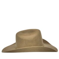 Chapéu Country Stetson Caramelo De Feltro Com Carneira Em Couro Ref:64433