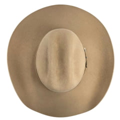 Chapéu Country Stetson Caramelo De Feltro Com Carneira Em Couro Ref:64433