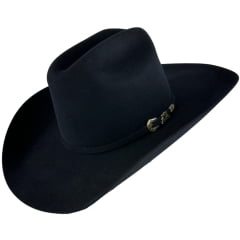 Chapéu Country Stetson Pelo De Lebre 160 Anos Azul Night Blue Carneira Em Couro Ref:64444