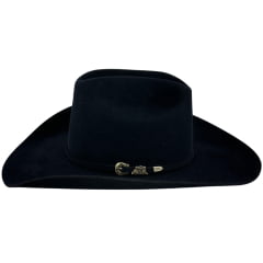 Chapéu Country Stetson Pelo De Lebre 160 Anos Azul Night Blue Carneira Em Couro Ref:64444