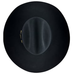 Chapéu Country Stetson Pelo De Lebre 160 Anos Azul Night Blue Carneira Em Couro Ref:64444