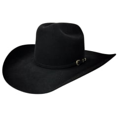 Chapéu Country Stetson Pelo de Lebre Aba 10,5 Preto Ref:64434