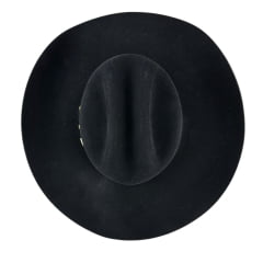 Chapéu Country Stetson Pelo de Lebre Aba 10,5 Preto Ref:64434