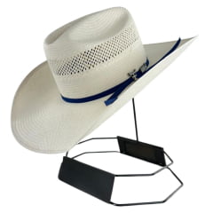 Chapéu Country Texas Farm + Eldorado Legacy Palha Badinha Nylon Azul Marinho Carneira Espuma Ref: CHP001 Chapéu Country Texas Farm + Eldorado Legacy Palha Badinha Nylon Azul Marinho Carneira Espuma Ref: CHP001