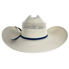 Chapéu Country Texas Farm + Eldorado Legacy Palha Badinha Nylon Azul Marinho Carneira Espuma Ref: CHP001