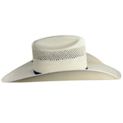 Chapéu Country Texas Farm + Eldorado Legacy Palha Badinha Nylon Azul Marinho Carneira Espuma Ref: CHP001