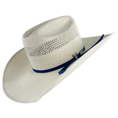 Chapéu Country Texas Farm + Eldorado Legacy Palha Badinha Nylon Azul Marinho Carneira Espuma Ref: CHP001