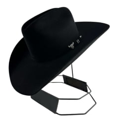 Chapéu Country Ustrc Resistol Black 6x Lã E Feltro Made In U.S.A Carneira Dri-Lex Ref: RFUSTR-72420767