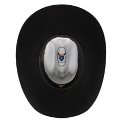 Chapéu Country Ustrc Resistol Black 6x Lã E Feltro Made In U.S.A Carneira Dri-Lex Ref: RFUSTR-72420767