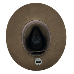 Chapéu De Feltro Marcatto Tabaco Com Abridor De Garrafa Ref:14808