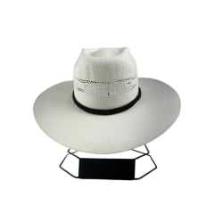 Chapéu Country Marcatto Bangora Branco Bandinha Marrom Com Nossa Senhora Ref:15585