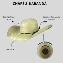Chapéu Karandá Cs Pantaneiro Especial A III