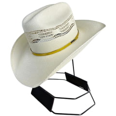 Chapéu Country Pralana Bangora Gold Branco Carneira Elástica Ref. 12829
