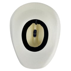 Chapéu Country Pralana Bangora Gold Branco Carneira Elástica Ref. 12829