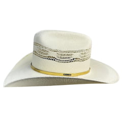 Chapéu Country Pralana Bangora Gold Branco Carneira Elástica Ref. 12829