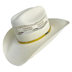 Chapéu Country Pralana Bangora Gold Branco Carneira Elástica Ref. 12829