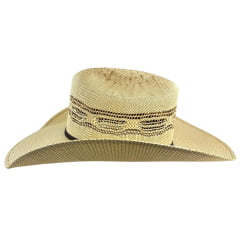 Chapéu Country Pralana Bangora Rope'n Ride 30x Aba 11 Bege Carneira Em Espuma Ref: 12963