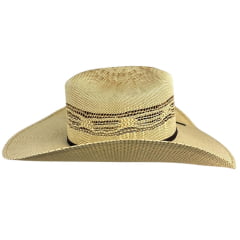 Chapéu Country Pralana Bangora Rope'n Ride 30x Aba 11 Bege Carneira Em Espuma Ref: 12963