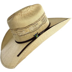 Chapéu Country Pralana Bangora Rope'n Ride 30x Aba 11 Bege Carneira Em Espuma Ref: 12963