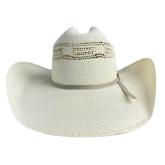 Chapéu Country Pralana Bangora Rope'n Ride Aba 11 Branco Carneira Em Espuma Ref. 12963
