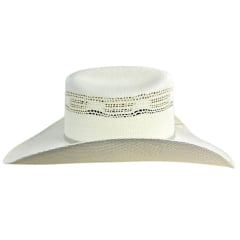 Chapéu Country Pralana Bangora Rope'n Ride Aba 11 Branco Carneira Em Espuma Ref. 12963