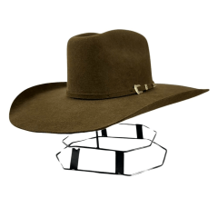 Chapéu Cross Felt Pralana Aba 12 Café - Ref. 12452